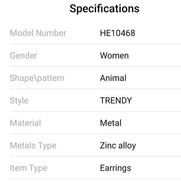 Flamingo Gold Toned Earrings - Picture 10 of 10